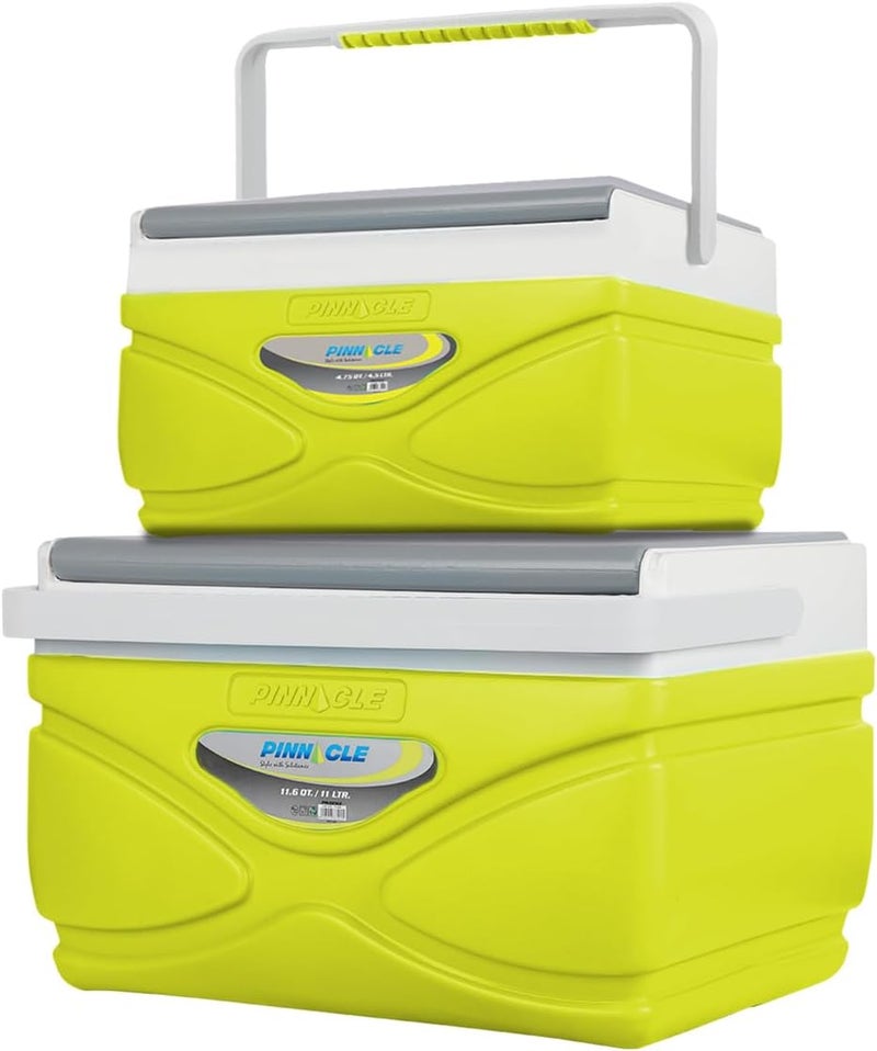 PINNACLE Picnic Cooler – 4.5 Liter Hard Cooler – Coolbox Keeps Contents Cool for 48 Hours – BPA Free Outdoor Cooler – Portable Cooler for Picnics, Grill, Camping (Orange) - Image 1
